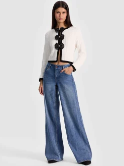 Alice and Olivia AKIRA BOW CARDIGAN