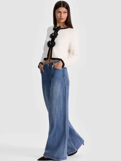 Alice and Olivia AKIRA BOW CARDIGAN