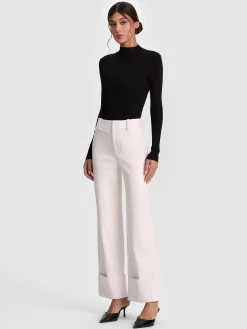 Alice and Olivia ALEXANDER VEGAN ANKLE PANT