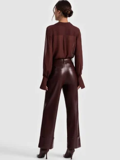 Alice and Olivia ALEXANDER VEGAN ANKLE PANT
