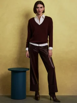 Alice and Olivia ALEXANDER VEGAN ANKLE PANT