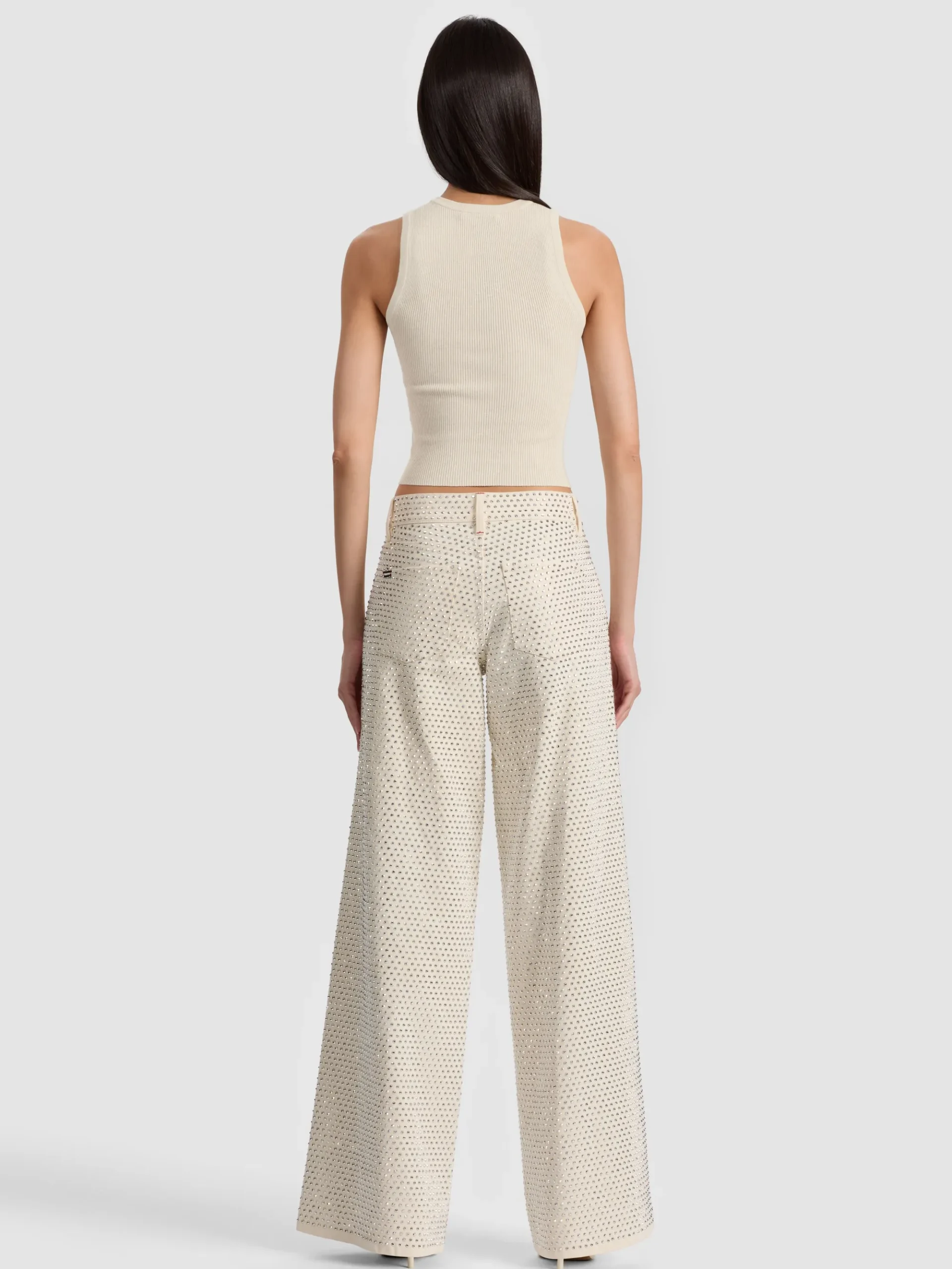 Alice and Olivia AMAZING EMBELLISHED JEAN