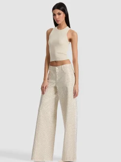 Alice and Olivia AMAZING EMBELLISHED JEAN