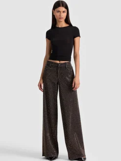 Alice and Olivia AMAZING EMBELLISHED JEAN