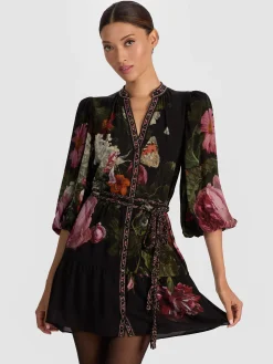 Alice and Olivia ANTONETTE MINI DRESS