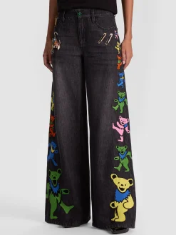Alice and Olivia A+O X GRATEFUL DEAD AMAZING JEAN