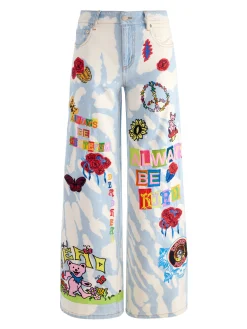 Alice and Olivia A+O X GRATEFUL DEAD AMAZING JEAN