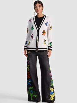Alice and Olivia A+O X GRATEFUL DEAD BRADFORD CARDIGAN