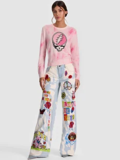 Alice and Olivia A+O X GRATEFUL DEAD CAROLEE PULLOVER