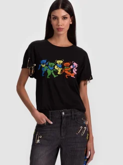 Alice and Olivia A+O X GRATEFUL DEAD EVAN TEE