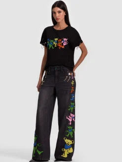 Alice and Olivia A+O X GRATEFUL DEAD EVAN TEE