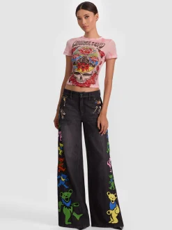 Alice and Olivia A+O X GRATEFUL DEAD TESS TEE
