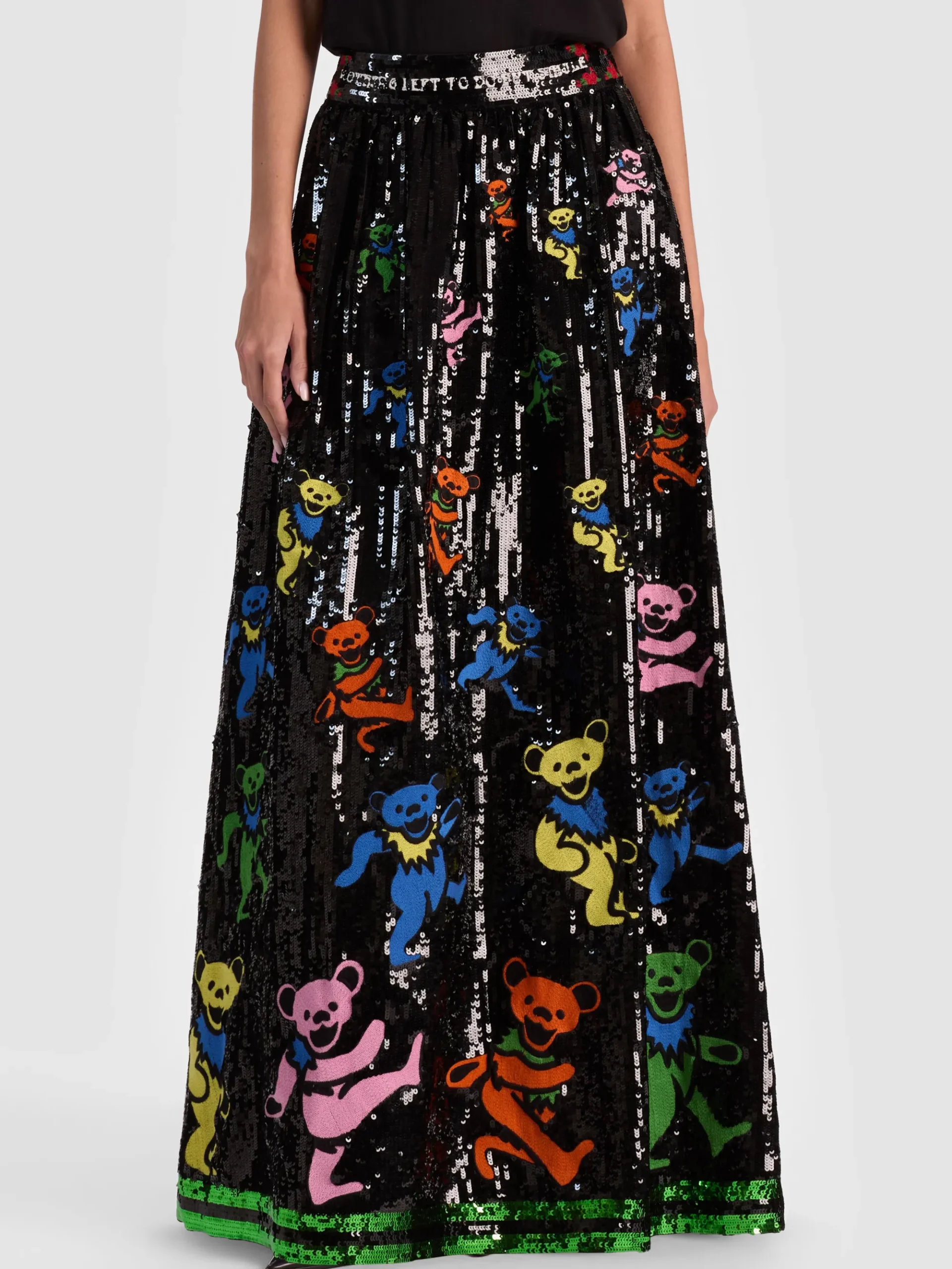 Alice and Olivia A+O X GRATEFUL DEAD TINA BALLGOWN SKIRT