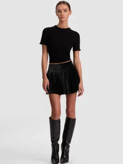 Alice and Olivia ASTER COLLARED PULLOVER