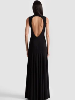 Alice and Olivia AUGUSTA OPEN BACK MAXI DRESS