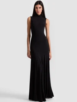 Alice and Olivia AUGUSTA OPEN BACK MAXI DRESS
