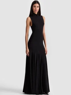 Alice and Olivia AUGUSTA OPEN BACK MAXI DRESS