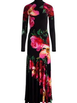 Alice and Olivia AUGUSTA OPEN BACK MAXI DRESS