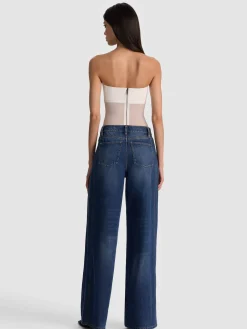 Alice and Olivia BANDEAU STRAPLESS BODYSUIT