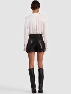 Alice and Olivia BAYLOR VEGAN CORSET SHORT