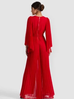 Alice and Olivia BENNET PLEATED JUMPSUIT