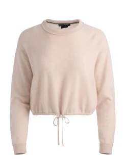 Alice and Olivia BERNETTA CROPPED CASHMERE PULLOVER