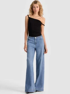 Alice and Olivia BIANCA TWISTED BODYSUIT