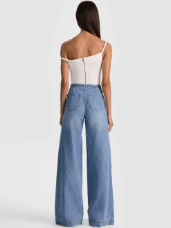 Alice and Olivia BIANCA TWISTED BODYSUIT