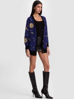Alice and Olivia BRADFORD CELESTIAL STACEFACE CARDIGAN