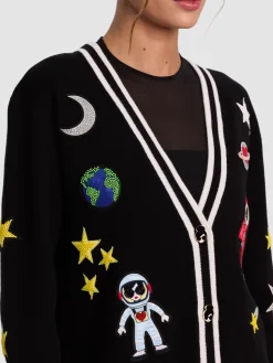 Alice and Olivia BRADLEY SPACE STACEFACE CARDIGAN