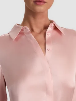 Alice and Olivia BRADY SILK BLOUSE