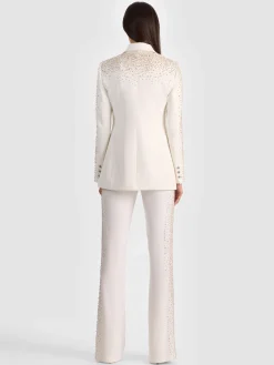 Alice and Olivia BREANN EMBELLISHED FITTED BLAZER
