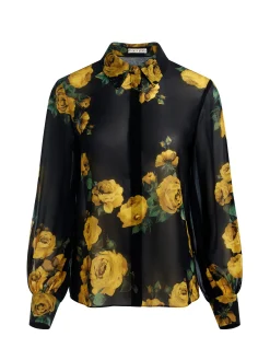 Alice and Olivia CANDACE BLOUSE