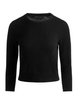 Alice and Olivia CAROLANN CASHMERE SHRUNKEN PULLOVER