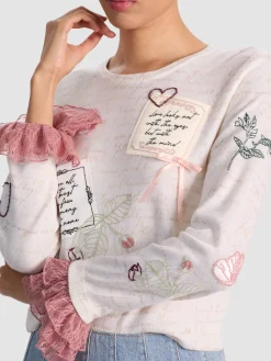 Alice and Olivia CAROLANN PULLOVER