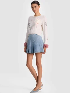 Alice and Olivia CAROLANN PULLOVER