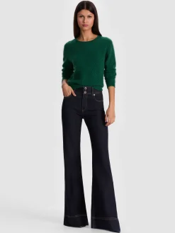 Alice and Olivia CAROLEE CASHMERE PULLOVER