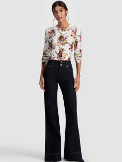 Alice and Olivia CARSON PRINTED CARDIGAN