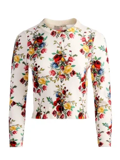 Alice and Olivia CARSON PRINTED CARDIGAN