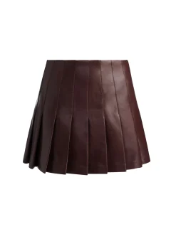 Alice and Olivia CARTER VEGAN MINI SKIRT
