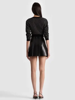 Alice and Olivia CARTER VEGAN SKIRT