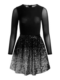 Alice and Olivia CHARA EMBELLISHED MINI DRESS