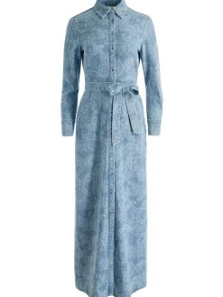 Alice and Olivia CHASSIDY DENIM SHIRT DRESS