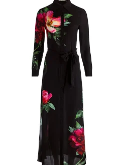 Alice and Olivia CHASSIDY MAXI SHIRT DRESS