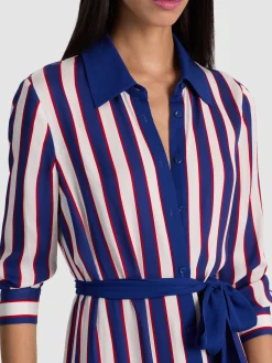 Alice and Olivia CHASSIDY MAXI SHIRT DRESS