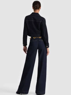 Alice and Olivia CHLOE DENIM JACKET