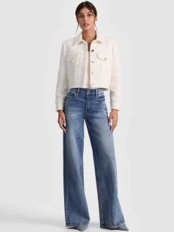 Alice and Olivia CHLOE TWEED JACKET