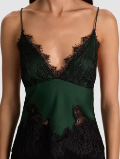 Alice and Olivia CLAUDIA LACE SLIP TOP