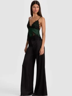 Alice and Olivia CLAUDIA LACE SLIP TOP