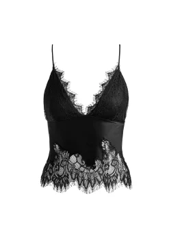 Alice and Olivia CLAUDIA LACE SLIP TOP